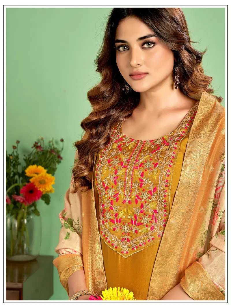 Jasmin By Banwery Silk Designer Readymade Suits Wholesale Shop In Surat